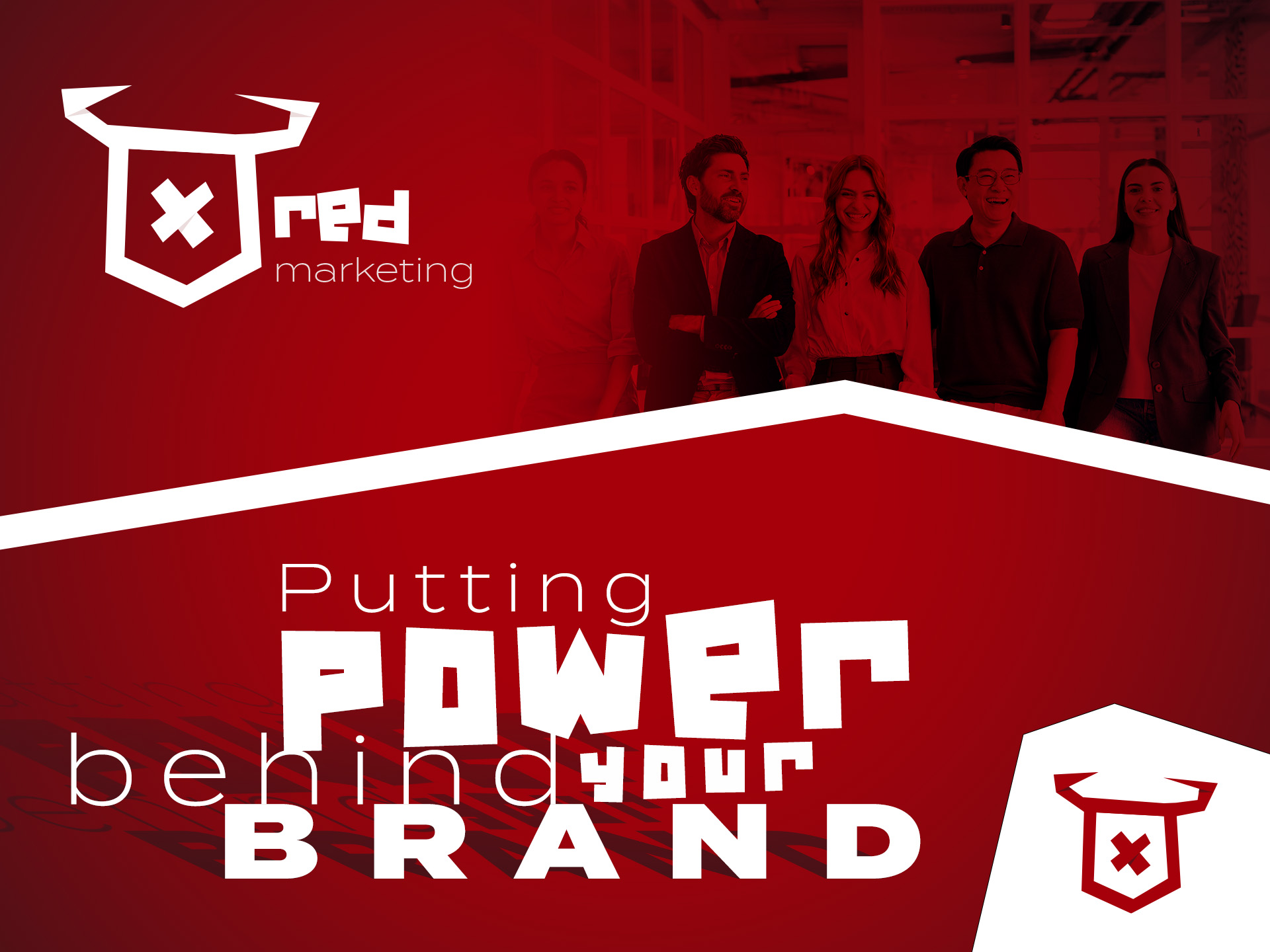 red origami ox, placeholder image for the Ox Red Marketing design elements section
