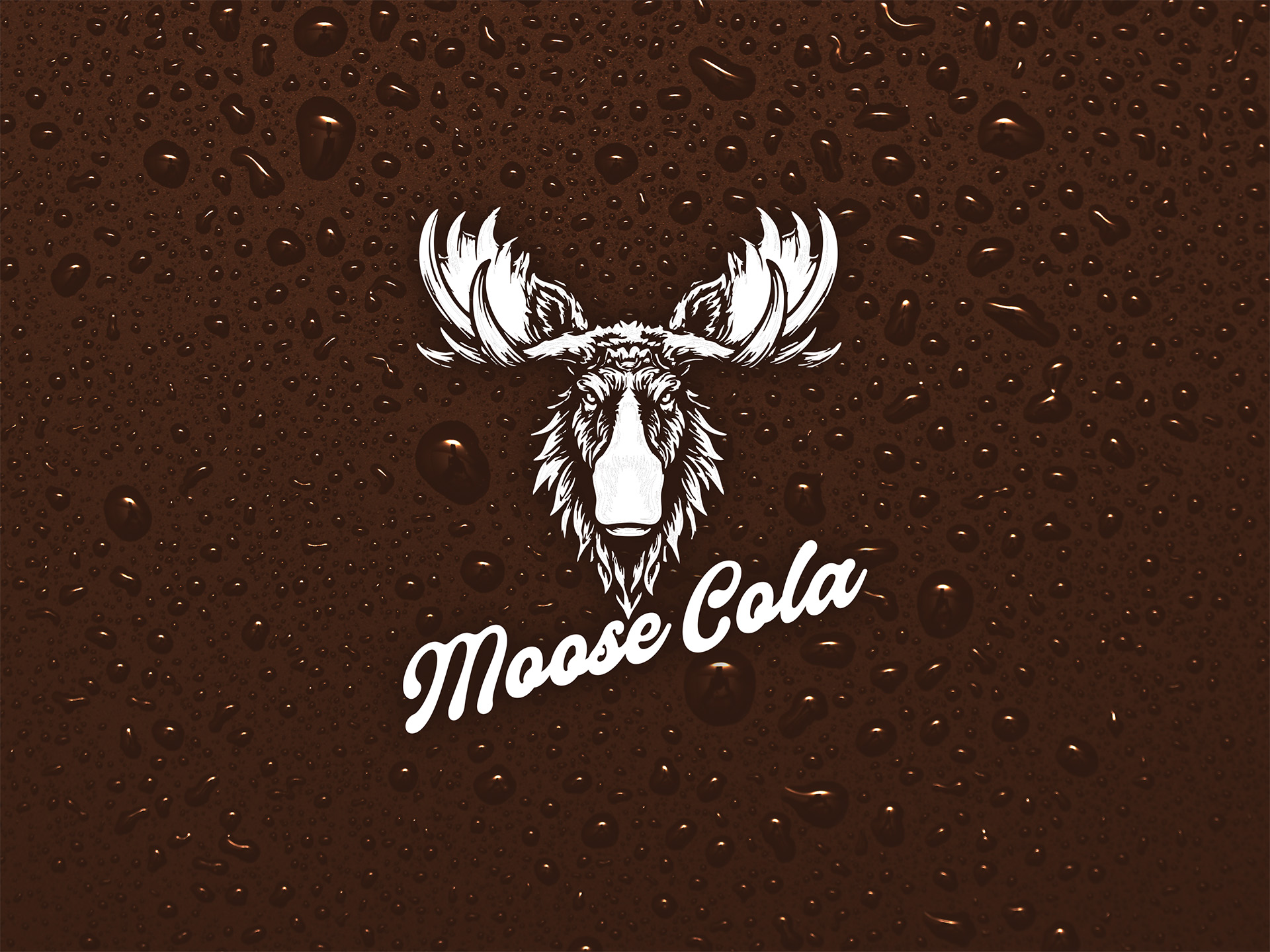 Brand identity design for Moose Cola by The Alder Files